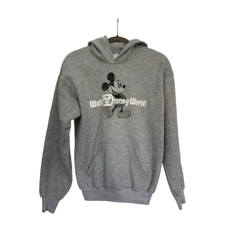 Disney World Grey Youth Extra Large Hooded Sweatshirt